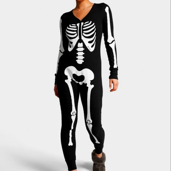PINK Victoria's Secret Intimates & Sleepwear Skeleton Onesie Poshmark